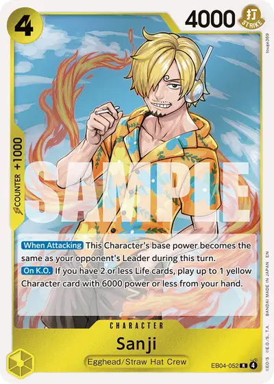 Sanji EB04-052 OP15 Adventure on Kami's Island
