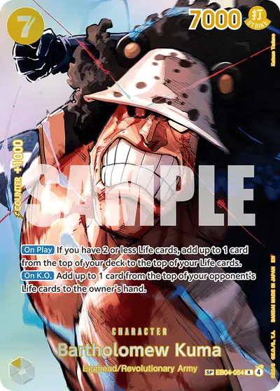 Bartholomew Kuma EB04-054 SP OP16 The Time of Battle