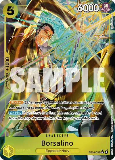 Borsalino EB04-058 Alternate Art OP15 Adventure on Kami's Island