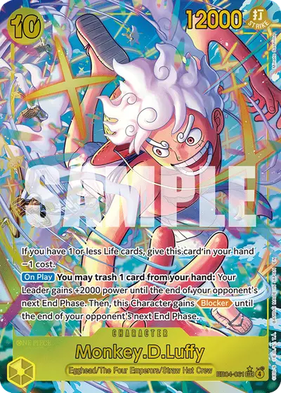 Monkey D. Luffy EB04-061 Alternate Art OP15 Adventure on Kami's Island