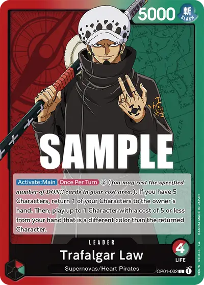 Trafalgar Law OP01-002 OP01 Romance Dawn