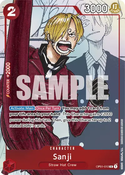 Sanji OP01-013 Parallel 2 Other Product Cards