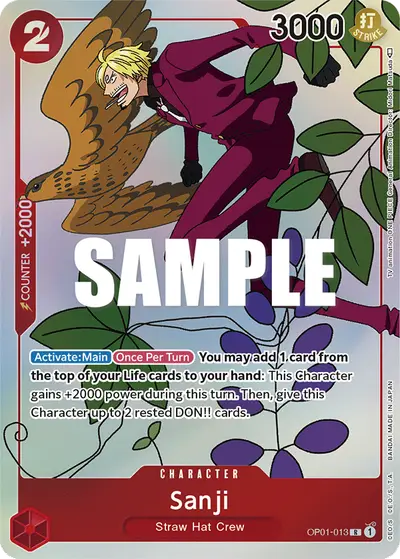 Sanji OP01-013 Parallel 3 Other Product Cards