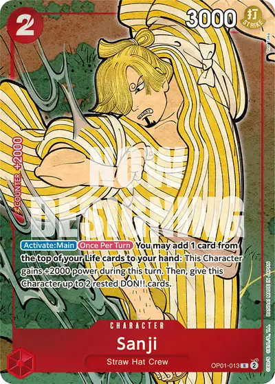 Sanji OP01-013 Parallel 4 Other Product Cards
