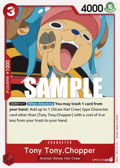 Tony Tony Chopper OP01-015 OP01 Romance Dawn