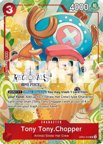 Tony Tony Chopper OP01-015 Parallel 1 Promotion Cards