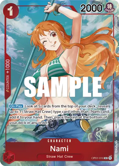 Nami OP01-016 Parallel OP01 Romance Dawn