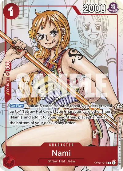 Nami OP01-016 SP Other Product Cards