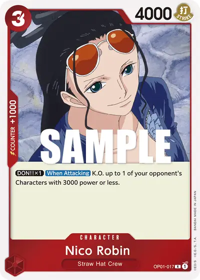 Nico Robin OP01-017 OP01 Romance Dawn