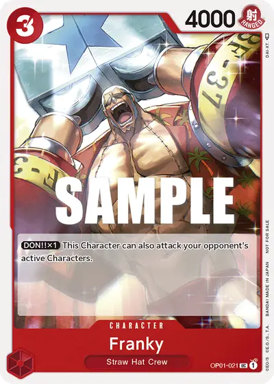 Franky OP01-021 Parallel 2 Promotion Cards