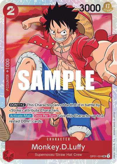 Monkey D. Luffy OP01-024 OP01 Romance Dawn