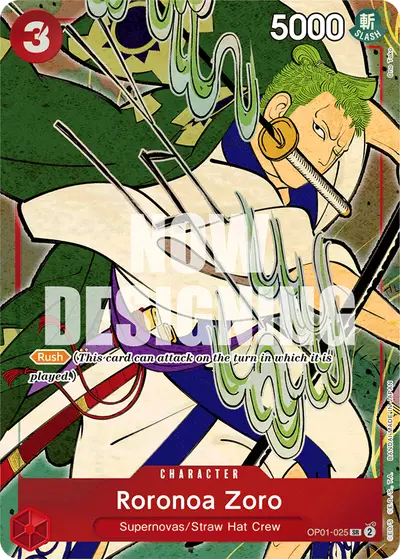 Roronoa Zoro OP01-025 Parallel 3 Other Product Cards