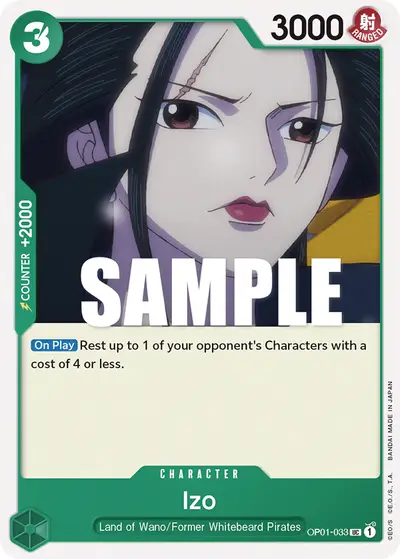 Izo OP01-033 OP01 Romance Dawn