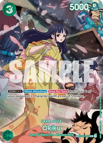 Okiku OP01-035 SP OP07 500 Years in the Future