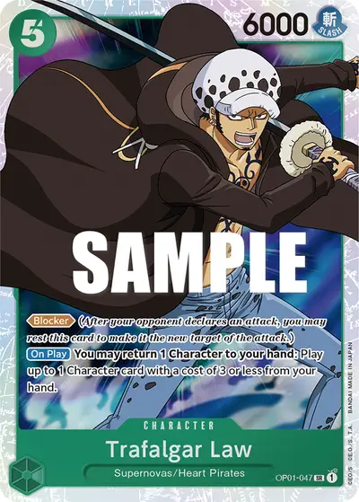 Trafalgar Law OP01-047 OP01 Romance Dawn