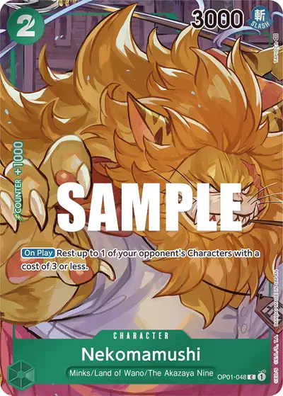 Nekomamushi OP01-048 Box Topper OP01 Romance Dawn