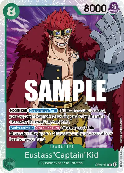 Eustass "Captain" Kid OP01-051 OP01 Romance Dawn
