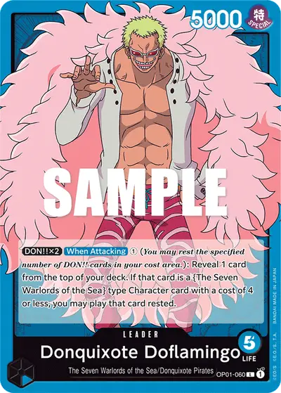 Donquixote Doflamingo OP01-060 OP01 Romance Dawn