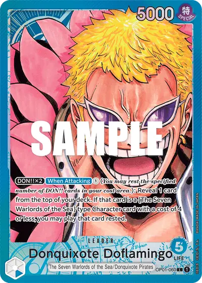 Donquixote Doflamingo OP01-060 Parallel OP01 Romance Dawn