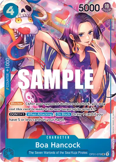 Boa Hancock OP01-078 Parallel OP01 Romance Dawn