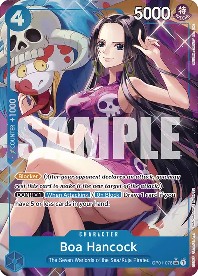 Boa Hancock OP01-078 Alternate Art PRB01 One Piece Card The Best