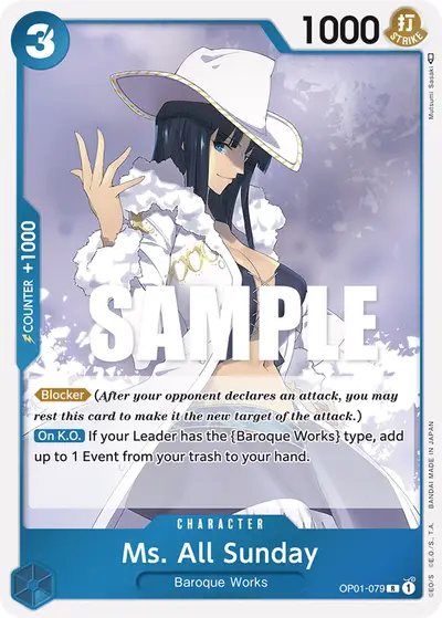 Ms. All Sunday OP01-079 OP01 Romance Dawn