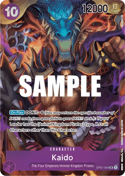 Kaido OP01-094 Parallel OP01 Romance Dawn
