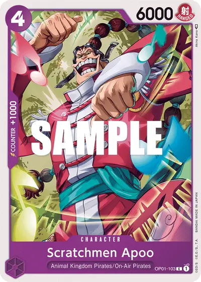 Scratchmen Apoo OP01-103 OP01 Romance Dawn