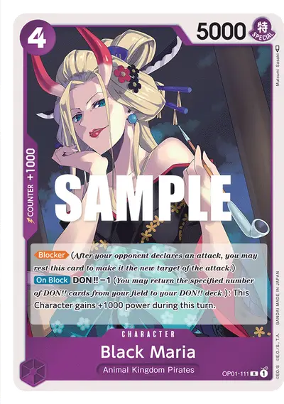 Black Maria OP01-111 OP01 Romance Dawn