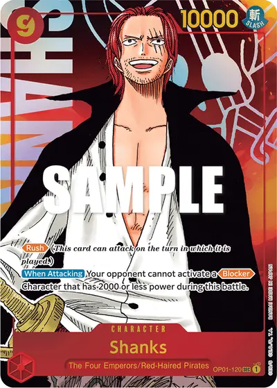 Shanks OP01-120 Parallel OP01 Romance Dawn