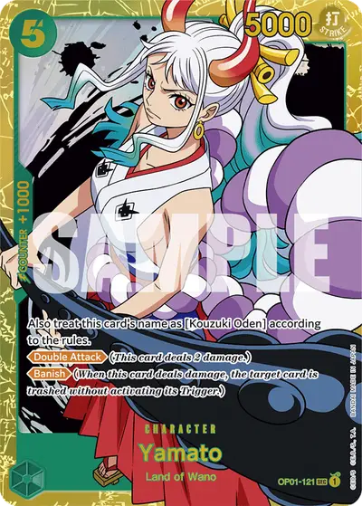 Yamato OP01-121 Reprint 1 PRB01 One Piece Card The Best