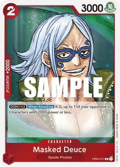Masked Deuce OP02-017 OP02 Paramount War