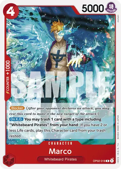 Marco OP02-018 Reprint 1 ST15 Red Edward Newgate