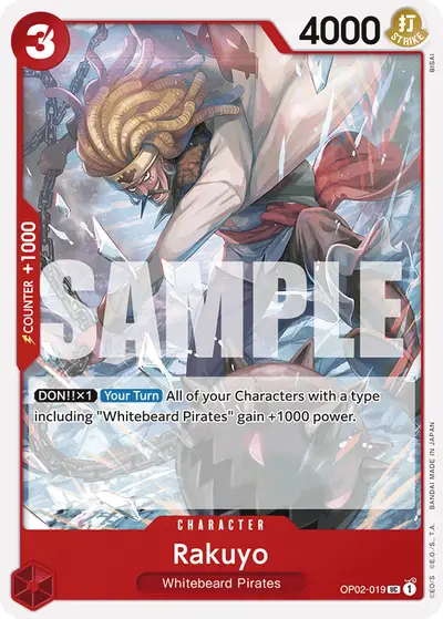 Rakuyo OP02-019 Reprint 1 ST15 Red Edward Newgate