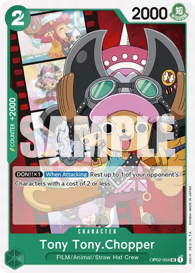 Tony Tony Chopper OP02-034 Parallel 1 ST11 Uta