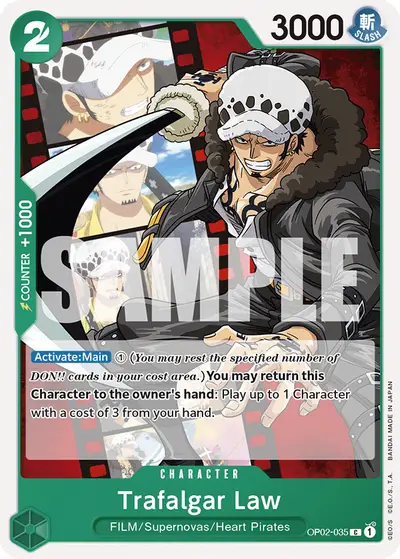 Trafalgar Law OP02-035 Parallel 2 ST11 Uta