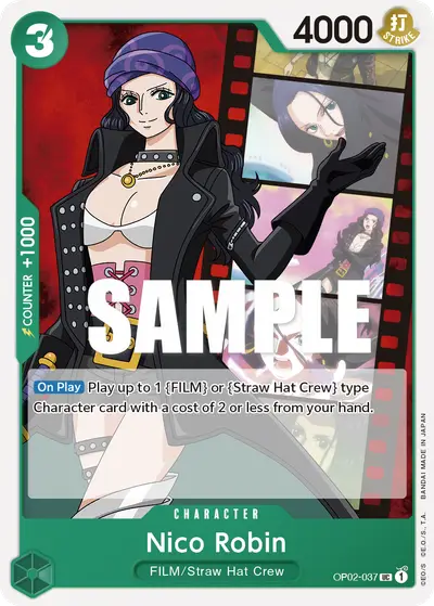 Nico Robin OP02-037 OP02 Paramount War