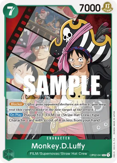Monkey D. Luffy OP02-041 OP02 Paramount War