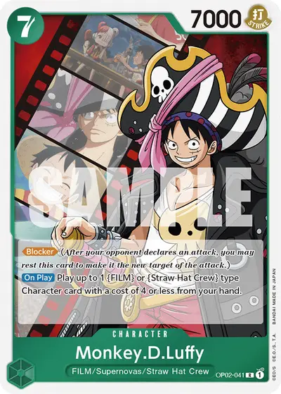 Monkey D. Luffy OP02-041 Parallel 2 ST11 Uta