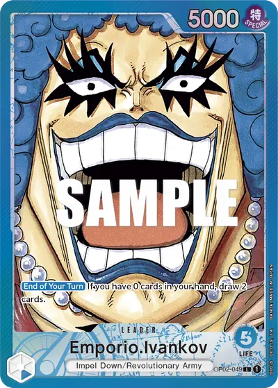 Emporio Ivankov OP02-049 Alternate Art OP02 Paramount War