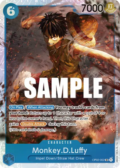 Monkey D. Luffy OP02-062 OP02 Paramount War
