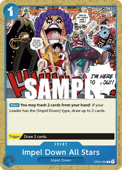 Impel Down All Stars OP02-066 OP02 Paramount War