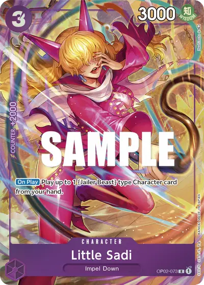 Little Sadi OP02-073 Alternate Art OP02 Paramount War