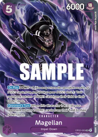 Magellan OP02-085 Alternate Art OP02 Paramount War