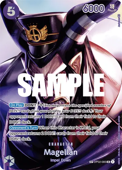 Magellan OP02-085 SP OP04 Kingdoms of Intrigue