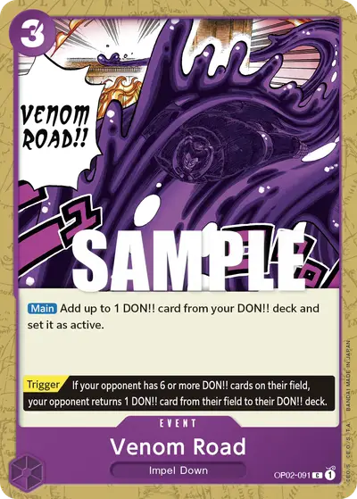 Venom Road OP02-091 OP02 Paramount War
