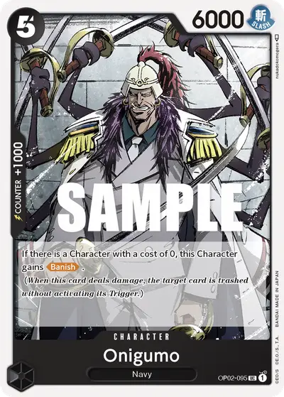 Onigumo OP02-095 OP02 Paramount War