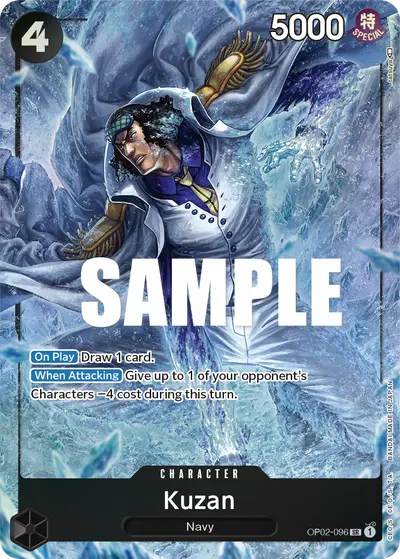 Kuzan OP02-096 Alternate Art OP02 Paramount War