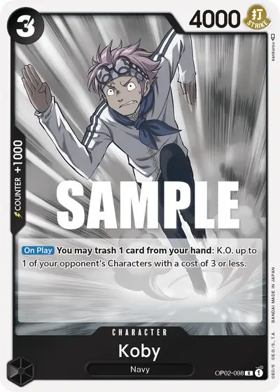 Koby OP02-098 OP02 Paramount War