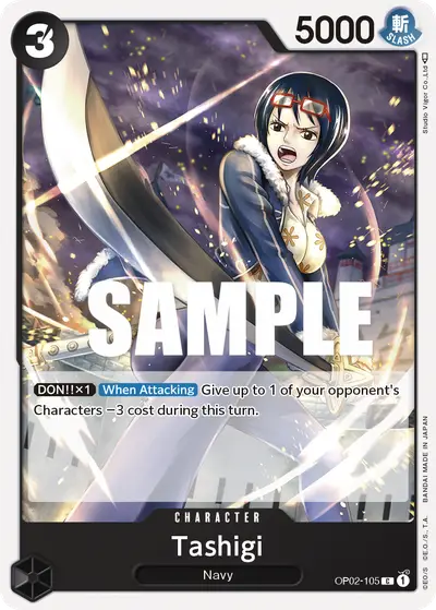Tashigi OP02-105 OP02 Paramount War